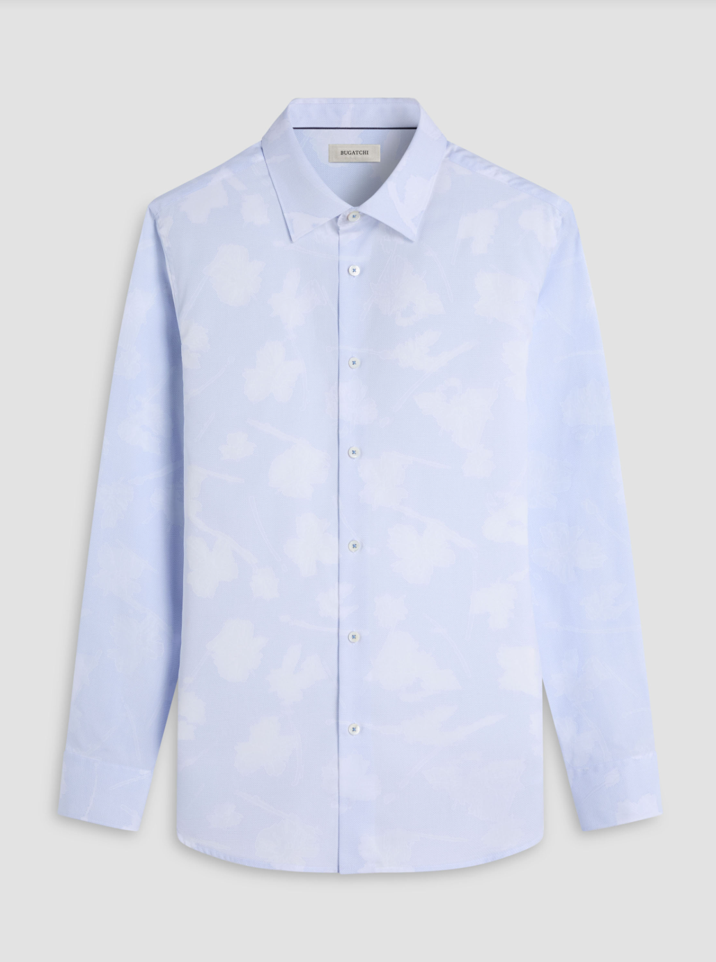 Bugatchi Long Sleeve Julian Woven Shaped Fit Shirt – Savile Lane