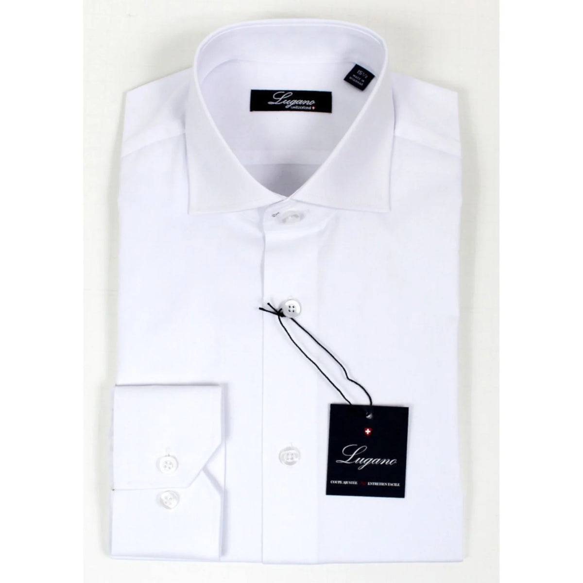 Chemise Habillée Homme Ingram Made In Italy - Col Boutonné Taille L - Neuf Avec étiquettes