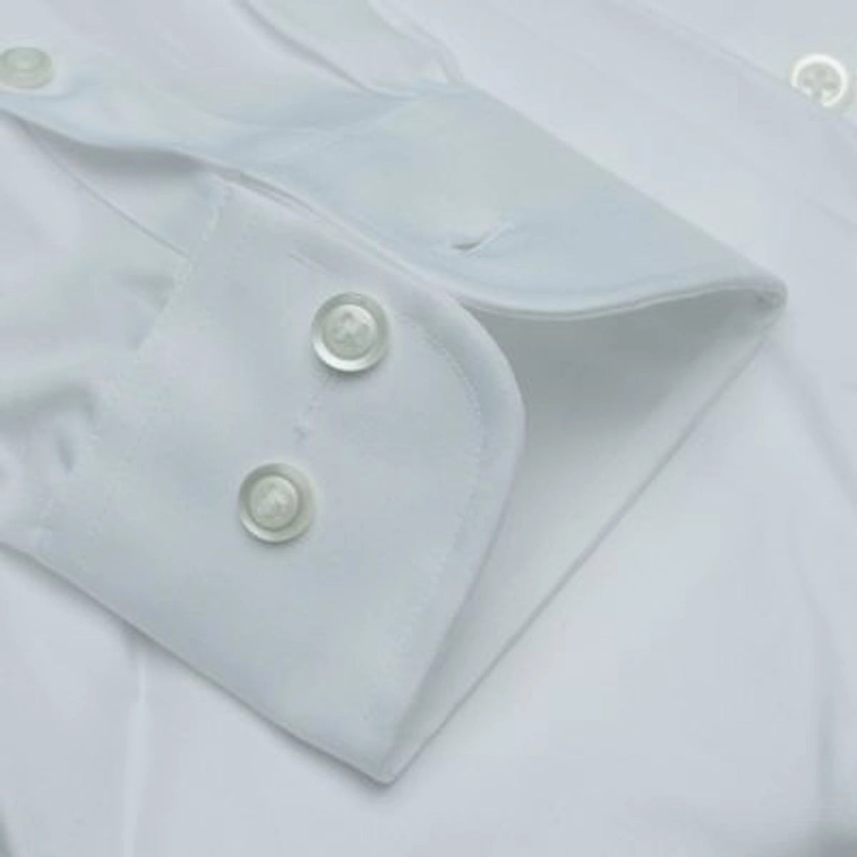 Cooper & Stewart White Non-Iron Cotton Dress Shirt
