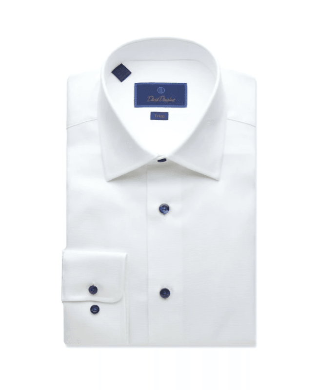 David Donahue Micro Textured Dress Shirt David Donahue Micro Textured Dress Shirt