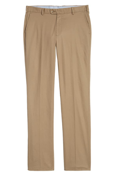 Peter Millar Soft Touch Twill Flat Front Trouser