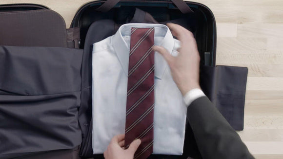 suit in a suitcase 