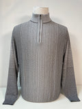 St. Croix Light Dove LS Zipmock Pullover