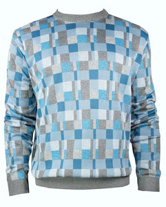 St. Croix Multi-Block Cotton Sweater