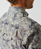 David Donahue Charcoal & Multi Botanical Corduroy Sport Shirt