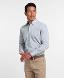 David Donahue Sage & Blue Twill Check Sport Shirt