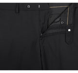 Renoir 508-1 Men's Black Wool Pant