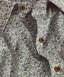 David Donahue Sage & Blue Paisley Print Sport Shirt