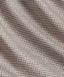 David Donahue Chocolate & White Check Knit Sport Shirt