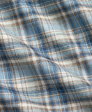 David Donahue Dune & Blue Plaid Knit Sport Shirt