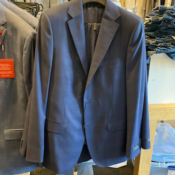 Paul Betenly Navy Plaid Suit