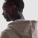 Bugatchi Heathered Pique Full Zip Hoodie