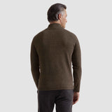 Bugatchi Diagonal Stripe Performance Quarter Zip