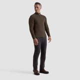 Bugatchi Diagonal Stripe Performance Quarter Zip