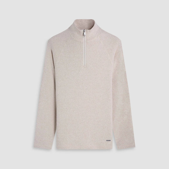Bugatchi Diagonal Stripe Performance Quarter Zip