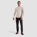 Bugatchi Diagonal Stripe Performance Quarter Zip