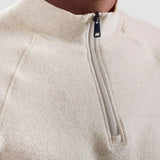 Bugatchi Diagonal Stripe Performance Quarter Zip