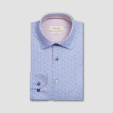 Bugatchi Jimmy Double-Sided Geometric & Solid OoohCotton® Shirt