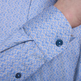 Bugatchi Jimmy Double-Sided Geometric & Solid OoohCotton® Shirt