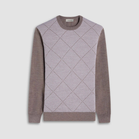 Bugatchi Diamond Crewneck Sweater