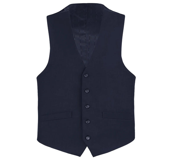 Renoir 508-2 Men's Navy Wool Vest
