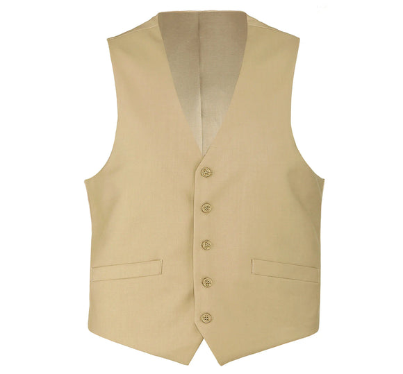 Renoir 508-4 Men's Tan Wool Vest