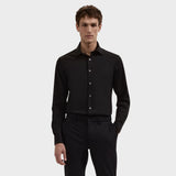 Bugatchi James Long Sleeve Solid OoohCotton Shirt