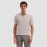 Bugatchi Textured Check Short-Sleeve Polo Sweater