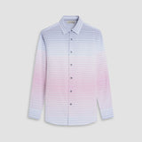 Bugatchi Julian Ombre Stripe Seersucker Shirt