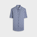 Bugatchi Orson Abstract Flamingo Short-Sleeve Shirt