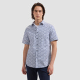 Bugatchi Orson Abstract Flamingo Short-Sleeve Shirt