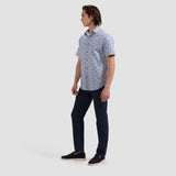 Bugatchi Orson Abstract Flamingo Short-Sleeve Shirt