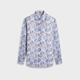 Bugatchi Julian Abstract Watercolor Ring Shirt