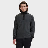 Bugatchi Houndstooth Quarter-Zip Pullover