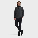 Bugatchi Houndstooth Quarter-Zip Pullover
