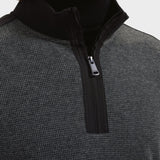 Bugatchi Houndstooth Quarter-Zip Pullover