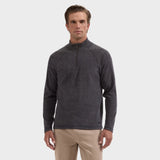 Bugatchi Chevron Quarter-Zip Pullover