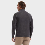 Bugatchi Chevron Quarter-Zip Pullover