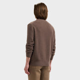 Bugatchi Grid Stitch Crewneck Sweater