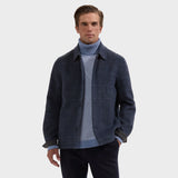 Bugatchi Glen Plaid Blouson Jacket