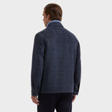 Bugatchi Glen Plaid Blouson Jacket