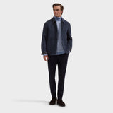 Bugatchi Glen Plaid Blouson Jacket