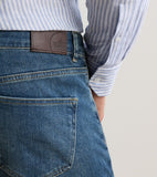 Peter Millar Vintage Washed Five-Pocket Denim
