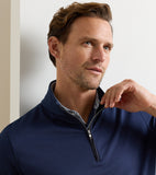 Peter Millar Albatross Cotton-Blend Piqué Quarter-Zip