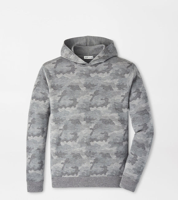 Peter Millar Reversible Camo Popover Hoodie
