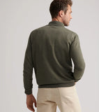 Peter Millar Autumn Crest Suede Trim Quarter-Zip
