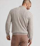 Peter Millar Crescent Ridge Cable Quarter-Zip Sweater