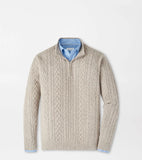 Peter Millar Crescent Ridge Cable Quarter-Zip Sweater