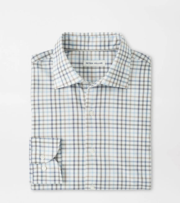 Peter Millar North Coast Crown Lite Cotton-Stretch Sport Shirt