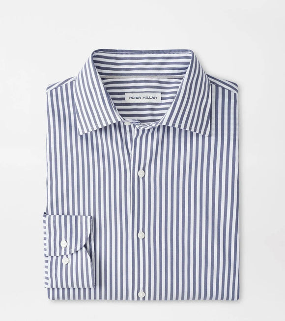 Peter Millar Cannon Crown Lite Cotton-Stretch Sport Shirt